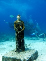 Sculpture of the Underwater Museum at Manchones Reef IMG 3104 (1)